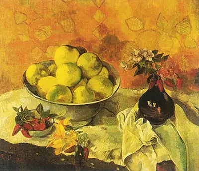 Still Life with Grapefruit Paul Gauguin